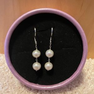 Pearl earrings